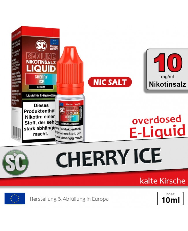 SC Red Line Cherry Ice Liquids