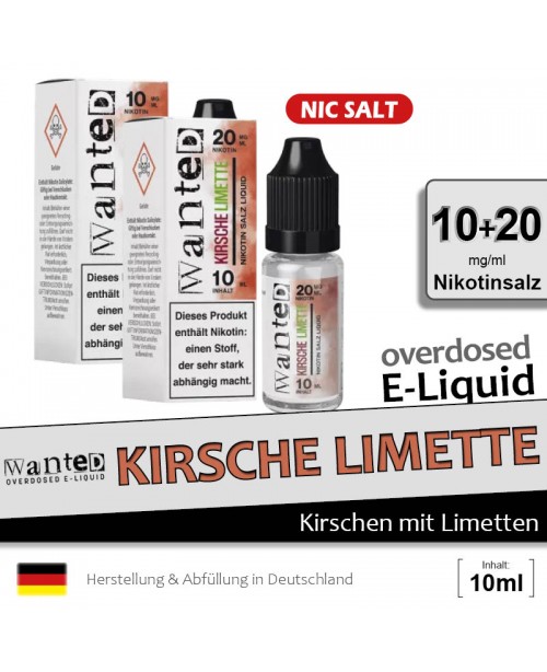 Wanted Kirsche Limette Liquids