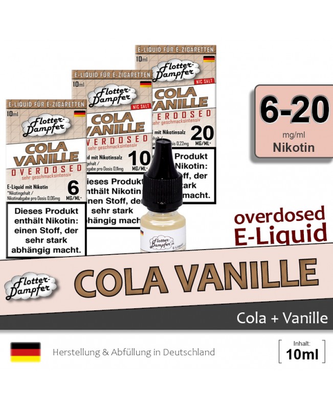 Cola Vanille Liquids • Flotter-Dampfer