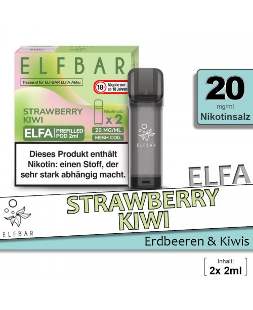 Elfbar Elfa Strawberry Kiwi Pods