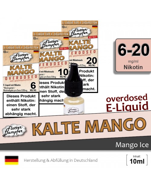 Kalte Mango Liquids • Flotter-Dampfer