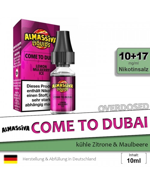Almassiva Come to Dubai Liquids