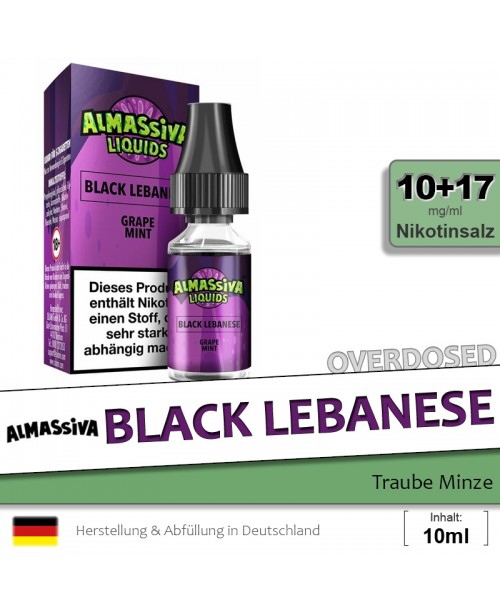 Almassiva Black Lebanese Liquids
