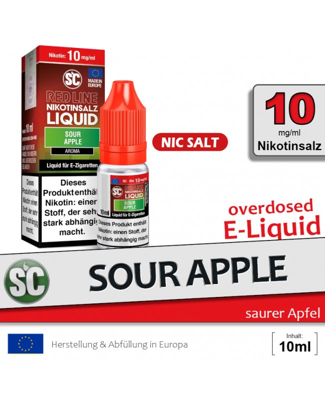 SC Red Line Sour Apple Liquids