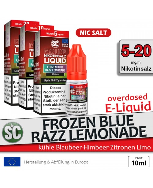 SC Red Line Frozen Blue Razz Lemonade Liquids
