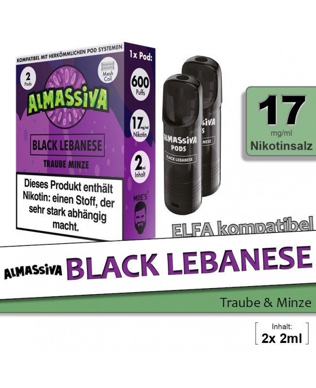 ALMASSIVA Pods Black Lebanese