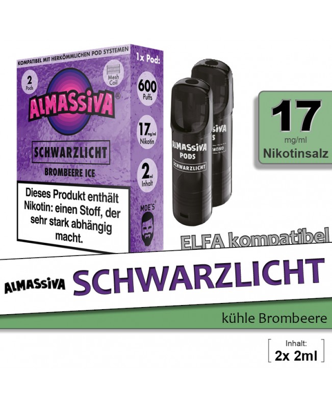 ALMASSIVA Pods Schwarzlicht